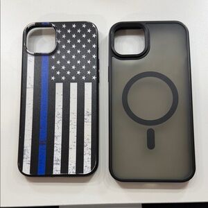 Patriotic Black and Blue Phone Case